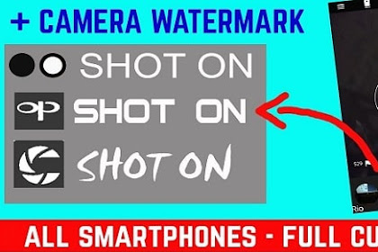 Cara Memberi Logo Shot On Kamera Android